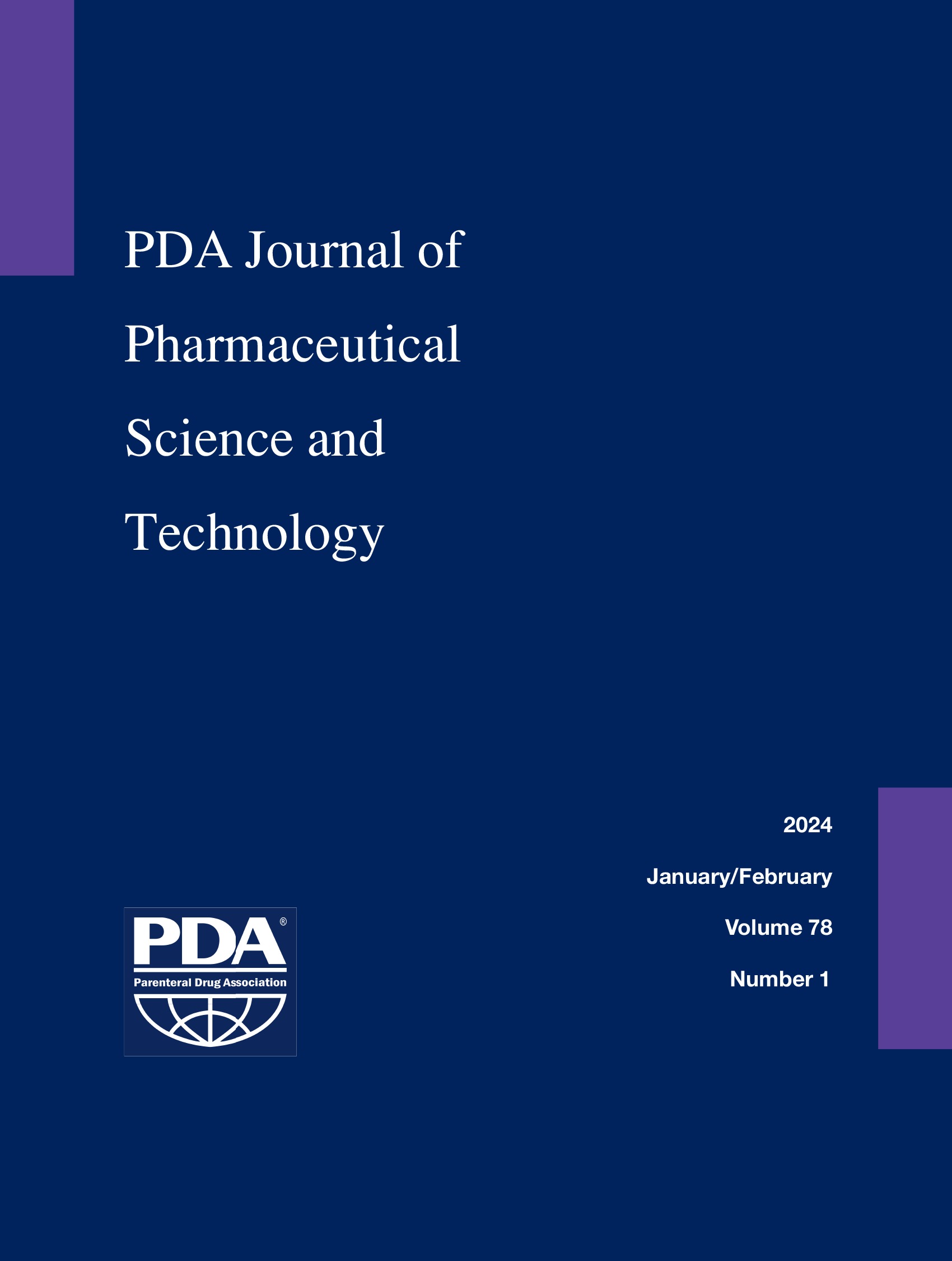 Table of Contents — January 01, 2024, 78 (1) | PDA Journal of ...