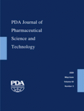 PDA Journal of Pharmaceutical Science and Technology: 63 (3)