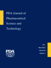 PDA Journal of Pharmaceutical Science and Technology: 65 (2)