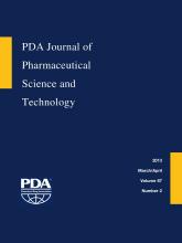 PDA Journal of Pharmaceutical Science and Technology: 67 (2)