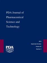 PDA Journal of Pharmaceutical Science and Technology: 67 (5)