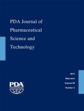 PDA Journal of Pharmaceutical Science and Technology: 68 (3)