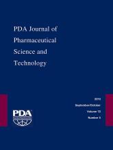 PDA Journal of Pharmaceutical Science and Technology: 72 (5)