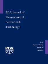 PDA Journal of Pharmaceutical Science and Technology: 73 (1)