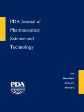 PDA Journal of Pharmaceutical Science and Technology: 74 (2)