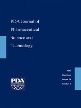 PDA Journal of Pharmaceutical Science and Technology: 74 (3)
